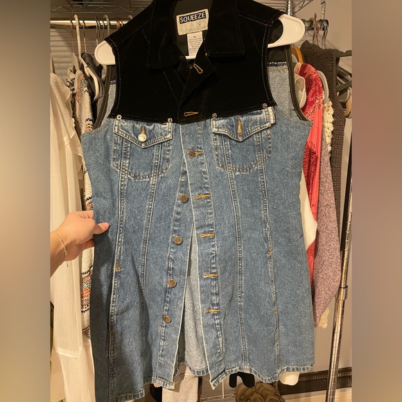 Vintage denim dress - Picture 3 of 9